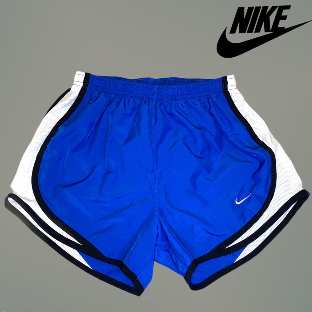 Nike blue white tempo athletic shorts running xs